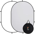 Collapsible Pop-Up White Gray Backdrop for Self-Tape Auditions 583