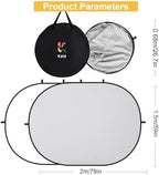 Collapsible Pop-Up White Gray Backdrop for Self-Tape Auditions 583, alternate view 3