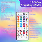 Color Changing Christmas Lights, 200 LED 35 Colors String Lights Indoor Outdoor with Remote, 66FT Waterproof, alternate view