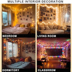Color Changing Christmas Lights, 328FT 1000LED Warm White & Multi-colored Waterproof String Lights with Remote, alternate