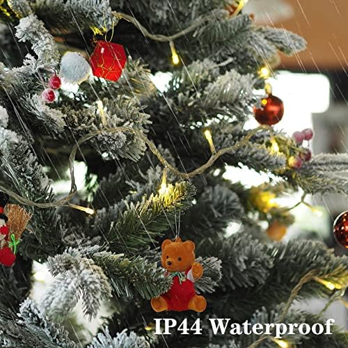Color Changing Christmas Lights, 35 Colors 33FT 100LED Halloween String Lights With Remote Clear Wire, alternate view 7