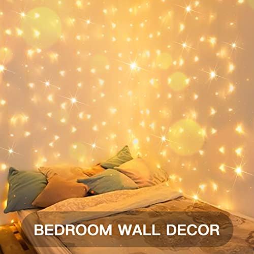 Color Changing Curtain Lights, 200 Led 6.5ft x 6.5ft Hanging String Lights Outdoor, Fairy Curtain Lights for, alternate view