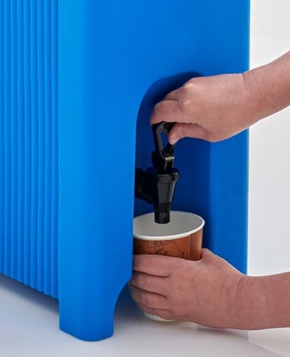 Commercial Beverage Dispenser 5-Gallon Insulated Hot and Cold Beverage Dispenser/Server, NSF, Blue (29A-154), alternate view