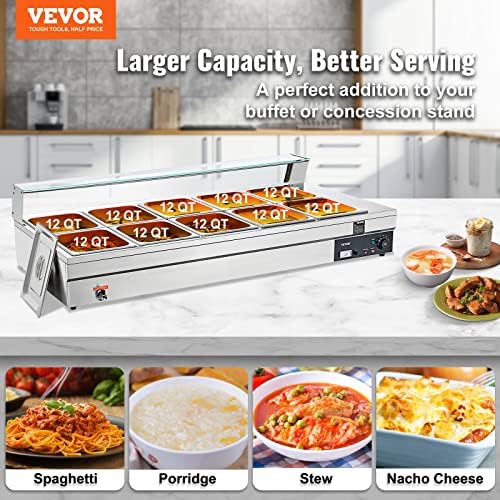 Commercial Food Warmer (10-Pan), alternate view 4