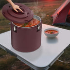 Commercial Food Warmer Insulated Soup Container Carrier, 13.2Gallon Portable Soup Hot Box with Lid, Large, alternate view 6