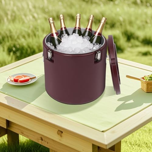 Commercial Food Warmer Insulated Soup Container Carrier, 13.2Gallon Portable Soup Hot Box with Lid, Large, alternate view 7