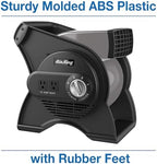 Commercial Grade Pivoting Utility Fan, for Cooling, Ventilating, Exhausting and Drying at Home, Job Site, Work, alternate