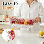 Condiment Tray, Chilled Condiment Server, Bar Accessories on Ice in 8 compartments in Clear, alternate view 6