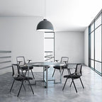 Conference Room Chairs, Folding Office Desk Chair with Lumbar Support and Sliding Armrest, Office Guest Chairs &, alternate
