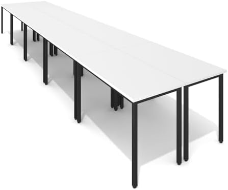 Conference Table, 23FT Office Computer Desk, Printer Podcast Table for Meeting Room Conference Room Study Room, alternate