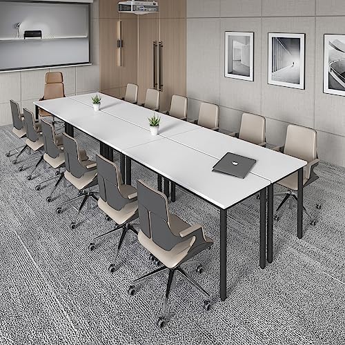Conference Tables 12ft Office Computer Desk for Meeting Room Study Writing Printer Table Save Space Design for