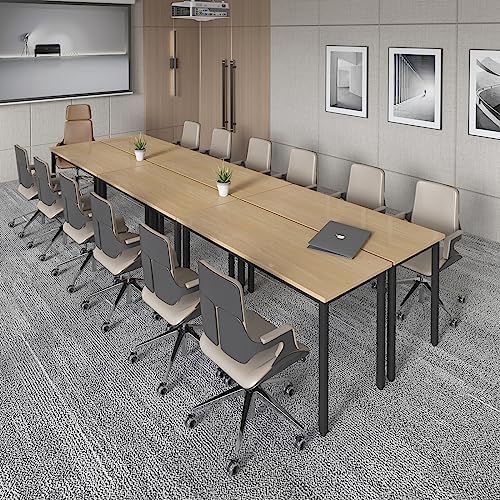 Conference Tables 12ft Office Computer Desk for Meeting Room Study Writing Printer Table Save Space Design for