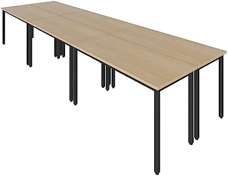 Conference Tables 12ft Office Computer Desk for Meeting Room Study Writing Printer Table Save Space Design for, alternate