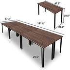 Conference Tables 12ft Office Computer Desk for Meeting Room Study Writing Printer Table Save Space Design for, alternate