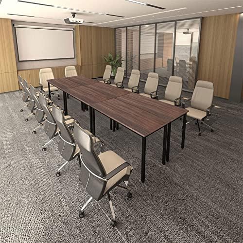 Conference Tables 12ft Office Computer Desk for Meeting Room Study Writing Printer Table Save Space Design for, alternate
