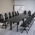 Conference Tables 14ft Meeting Room Study Writing Printer Table Office Computer Desk for 16 People Save Space