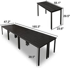 Conference Tables 14ft Meeting Room Study Writing Printer Table Office Computer Desk for 16 People Save Space, alternate view