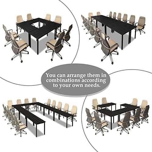 Conference Tables 14ft Meeting Room Study Writing Printer Table Office Computer Desk for 16 People Save Space, alternate view