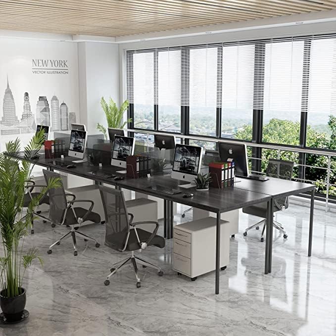 Conference Tables 14ft Meeting Room Study Writing Printer Table Office Computer Desk for 16 People Save Space, alternate view