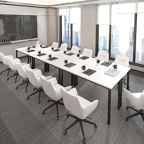 Conference Tables 14ft Office Computer Desk for Meeting Room Study Writing Printer Table Office Computer Desk, alternate view