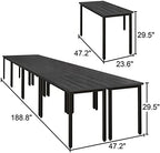 Conference Tables 16ft Office Computer Desk for Meeting Room Study Writing Printer Table Meeting Seminar Table, alternate