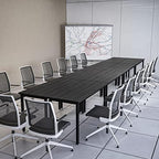 Conference Tables 16ft Office Computer Desk for Meeting Room Study Writing Printer Table Meeting Seminar Table, alternate