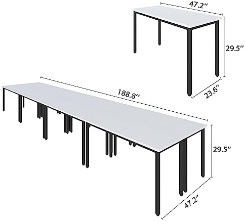 Conference Tables 16ft Office Computer Desk for Meeting Room Study Writing Printer Table Meeting Seminar Table, alternate