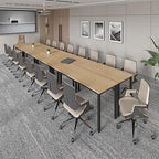 Conference Tables 18ft Office Computer Desk for Meeting Room Study Writing Printer Table Meeting Seminar Table
