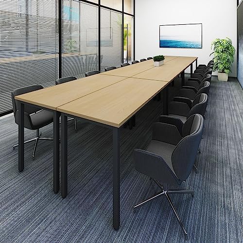 Conference Tables 18ft Office Computer Desk for Meeting Room Study Writing Printer Table Meeting Seminar Table, alternate