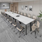 Conference Tables 18ft Office Computer Desk for Meeting Room Study Writing Printer Table Meeting Seminar Table