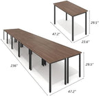 Conference Tables 20ft Office Computer Desk for Meeting Room Study Writing Printer Podcast Table for 24 People, alternate