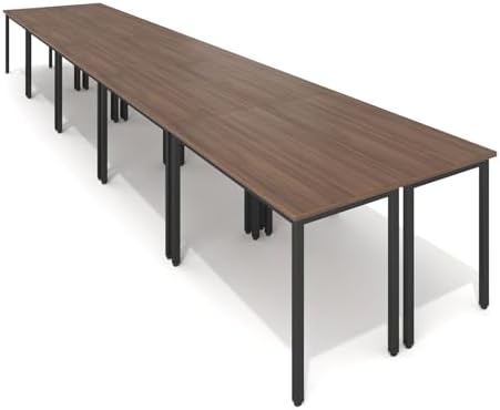 Conference Tables 20ft Office Computer Desk for Meeting Room Study Writing Printer Podcast Table for 24 People, alternate