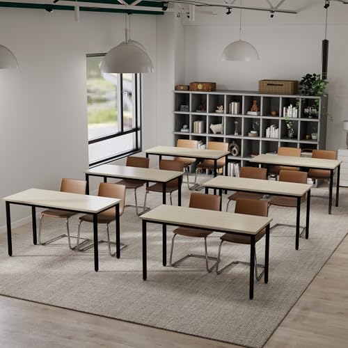 Conference Tables 20ft Office Computer Desk for Meeting Room Study Writing Printer Podcast Table for 24 People, alternate