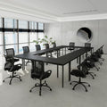 Conference Tables 23ft Office Computer Desk for Meeting Room Study Writing Printer Podcast Table for 24 People