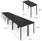 Conference Tables 23ft Office Computer Desk for Meeting Room Study Writing Printer Podcast Table for 24 People, alternate