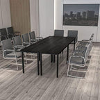 Conference Tables 8ft Office Computer Desk for Meeting Room Study Writing Printer Podcast Table Save Space