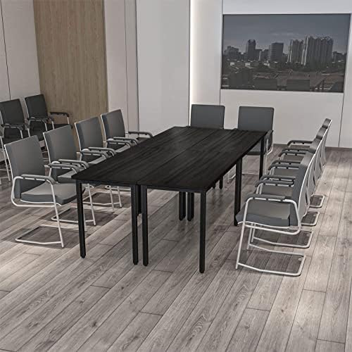 Conference Tables 8ft Office Computer Desk for Meeting Room Study Writing Printer Podcast Table Save Space