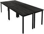 Conference Tables 8ft Office Computer Desk for Meeting Room Study Writing Printer Podcast Table Save Space, alternate view 7