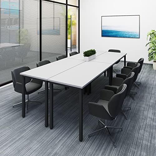 Conference Tables 8ft Office Computer Desk for Meeting Room Study Writing Printer Podcast Table for 10 People, alternate view