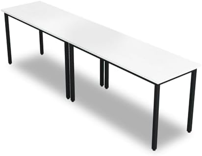 Conference Tables 8ft Office Computer Desk for Meeting Room Study Writing Printer Podcast Table for 4-8 People
