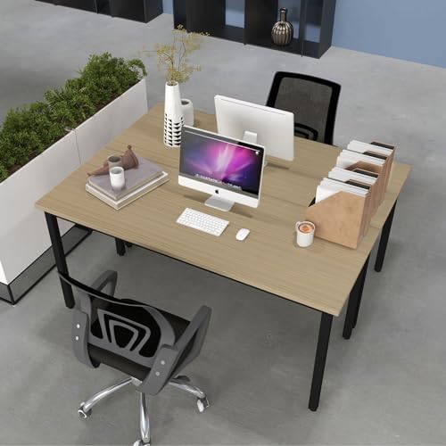 Conference Tables 8ft Office Computer Desk for Meeting Room Study Writing Printer Podcast Table for 4-8 People, alternate