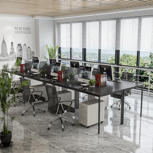 Conference Tables 9ft Office Computer Desk for Meeting Room Study Writing Printer Podcast Table Save Space, alternate view 5