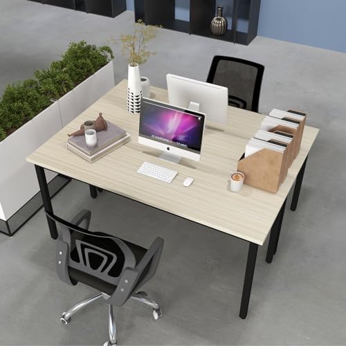 Conference Tables 9ft Office Computer Desk for Meeting Room Study Writing Printer Podcast Table for 4-8 People, alternate