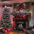 Connectable 100 LED Red and White Christmas Lights with 8 Modes, alternate view 4