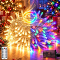 Connectable 300LED String Lights, Christmas Lights Warm White to Multicolor