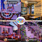 Connectable 33ft 100 LED Color Changing String Lights for Bedroom, alternate view 2
