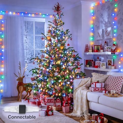 Connectable 33ft 100 LED Color Changing String Lights for Bedroom, alternate view 4