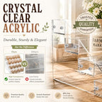 Cookie Display Stand, 4-Tier Acrylic Cookie Display for Vendors & Bakery, Clear Cookie Stand for Party, alternate view 5