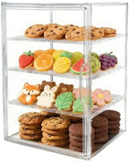 Cookie Display Stand, 4 Tier Acrylic Cookie Stand for Bakers & Vendors, Market Booths, Craft Fairs and Events