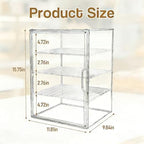 Cookie Display Stand, 4 Tier Acrylic Cookie Stand for Bakers & Vendors, Market Booths, Craft Fairs and Events, alternate view